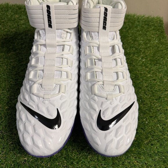 Nike Force Savage Pro 2 PE Football Cleats White Purple BV3969-100 Men\'s 16 NEW main image 8